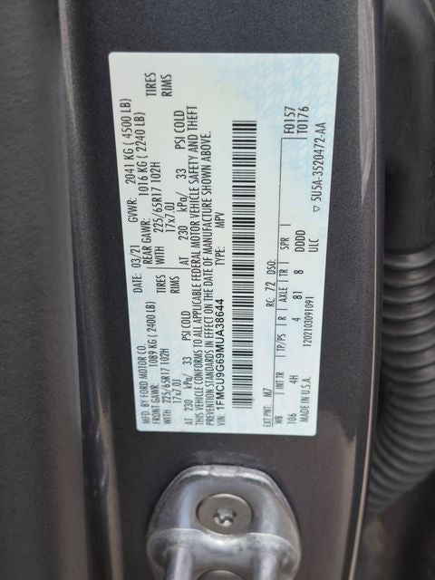 2021 Ford Escape SE