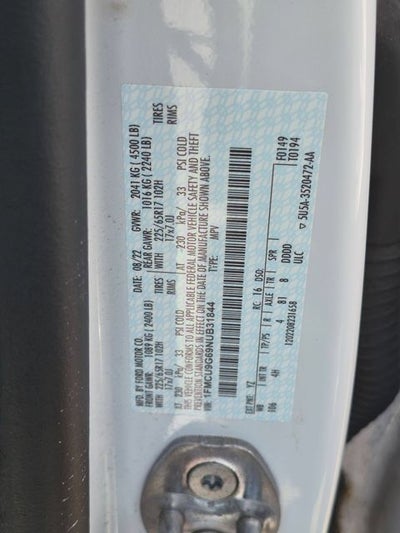 2022 Ford Escape SE