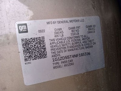 2022 Chevrolet Malibu LT