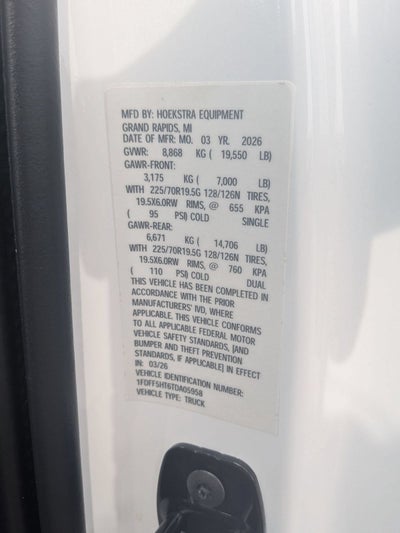 2026 Ford F-550SD XL DRW
