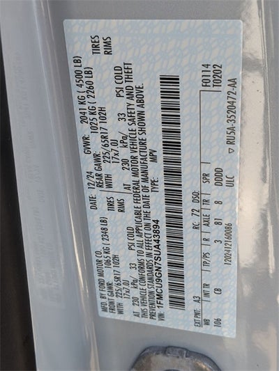 2025 Ford Escape Active