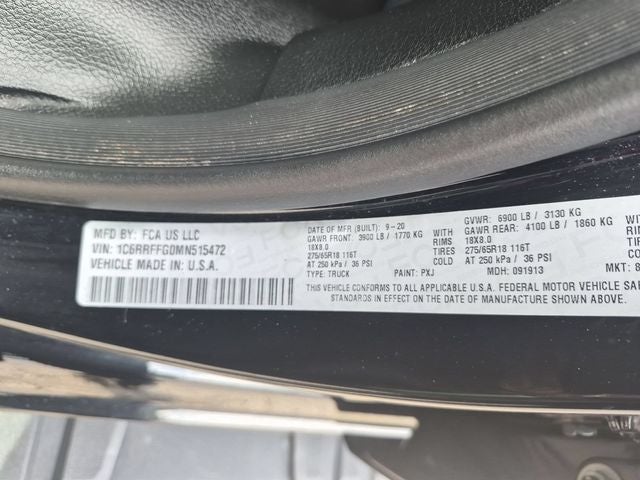 2021 RAM 1500 Big Horn/Lone Star