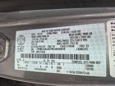 2024 Ford Escape Platinum