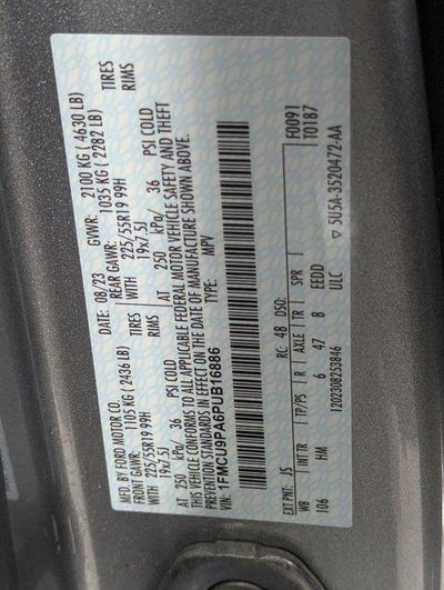 2023 Ford Escape ST-Line Elite