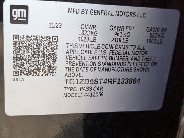 2024 Chevrolet Malibu LT 1LT