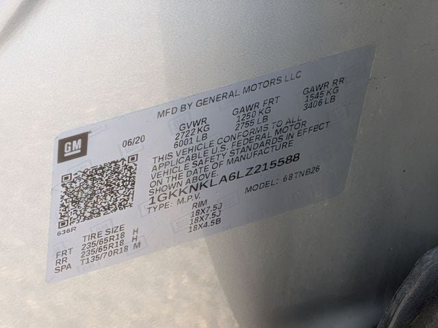 2020 GMC Acadia SLE