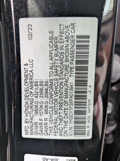 2023 Honda Accord EX