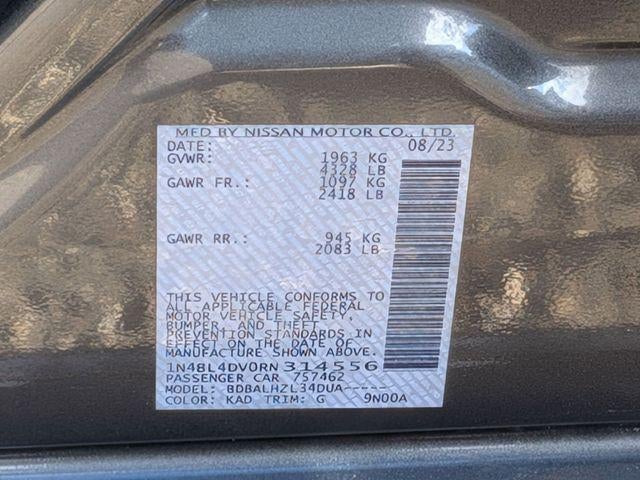 2024 Nissan Altima 2.5 SV