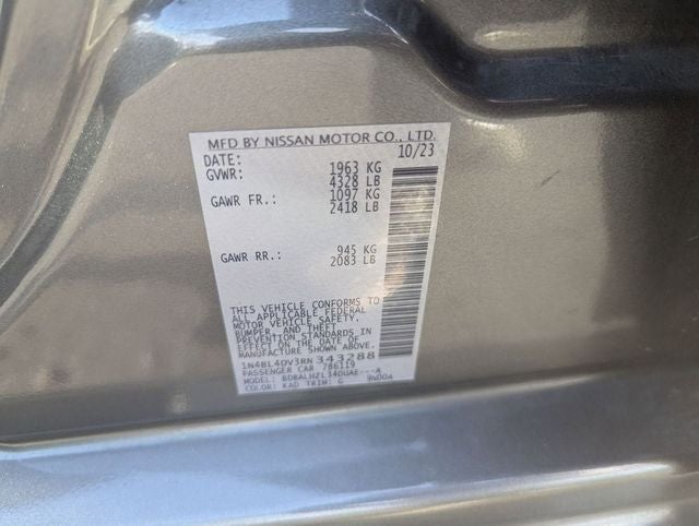 2024 Nissan Altima 2.5 SV