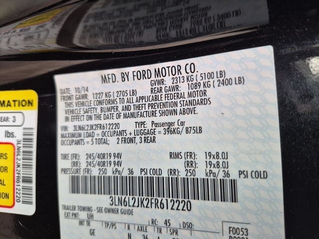 2015 Lincoln MKZ Base