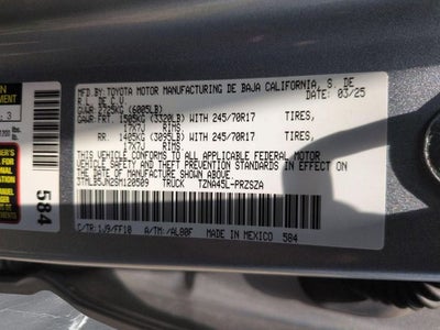 2025 Toyota TACOMA SR5 SR5