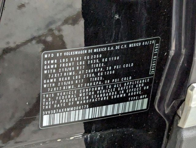 2021 Volkswagen Tiguan 2.0T SE