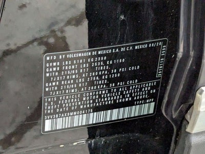 2021 Volkswagen Tiguan 2.0T SE