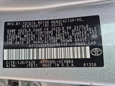 2025 Toyota Camry LE