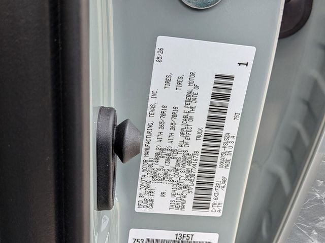 2026 Toyota Tundra SR5