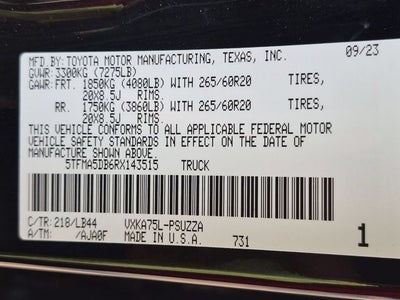2024 Toyota Tundra 1794
