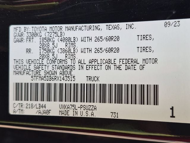 2024 Toyota Tundra 1794