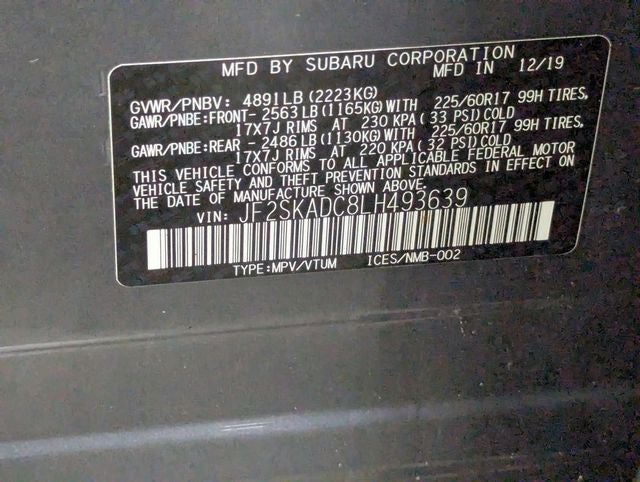 2020 Subaru Forester Base