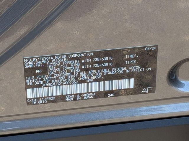 2026 Toyota bZ XLE