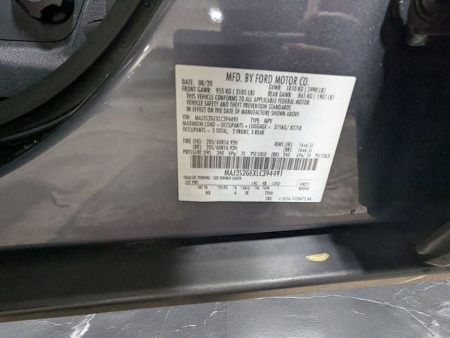 2020 Ford Ecosport SE