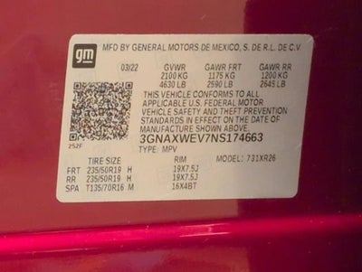 2022 Chevrolet Equinox RS