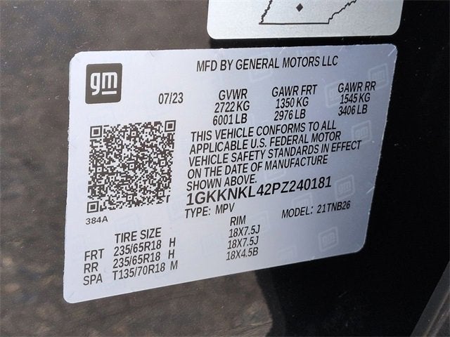 2023 GMC Acadia SLE