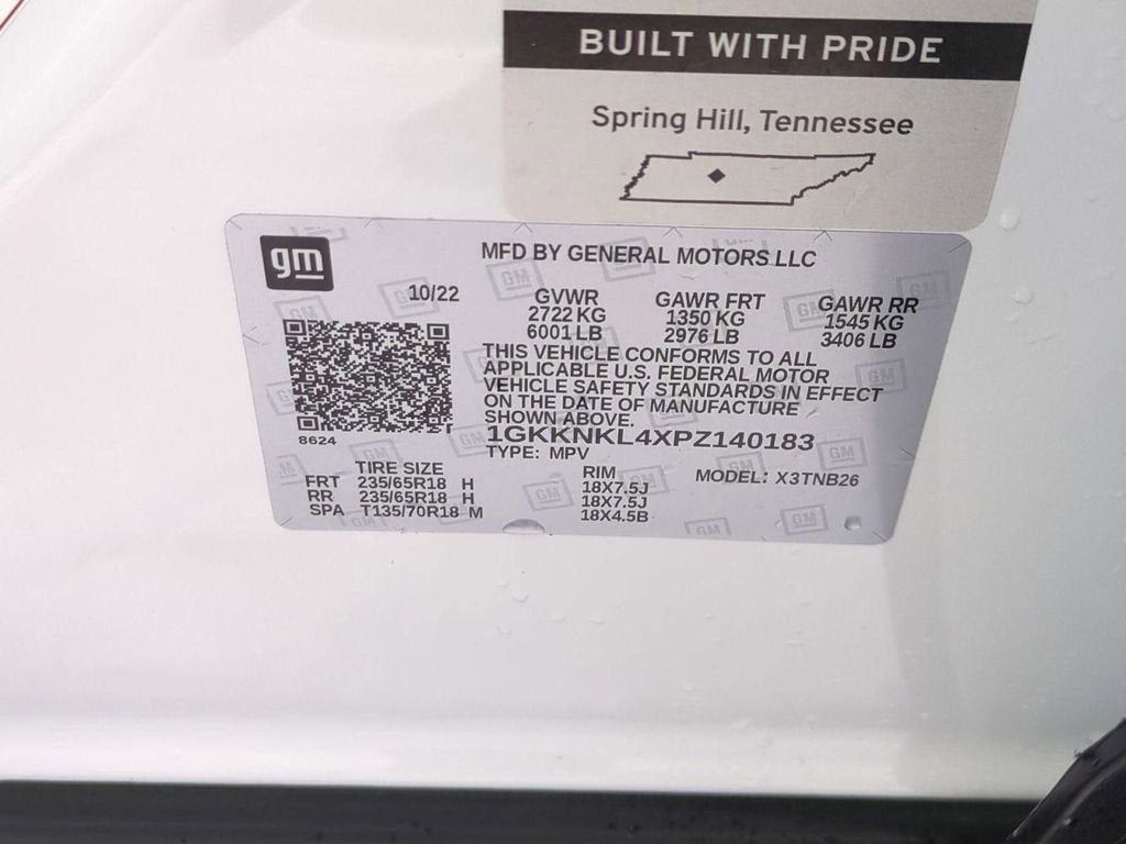2023 GMC Acadia SLE