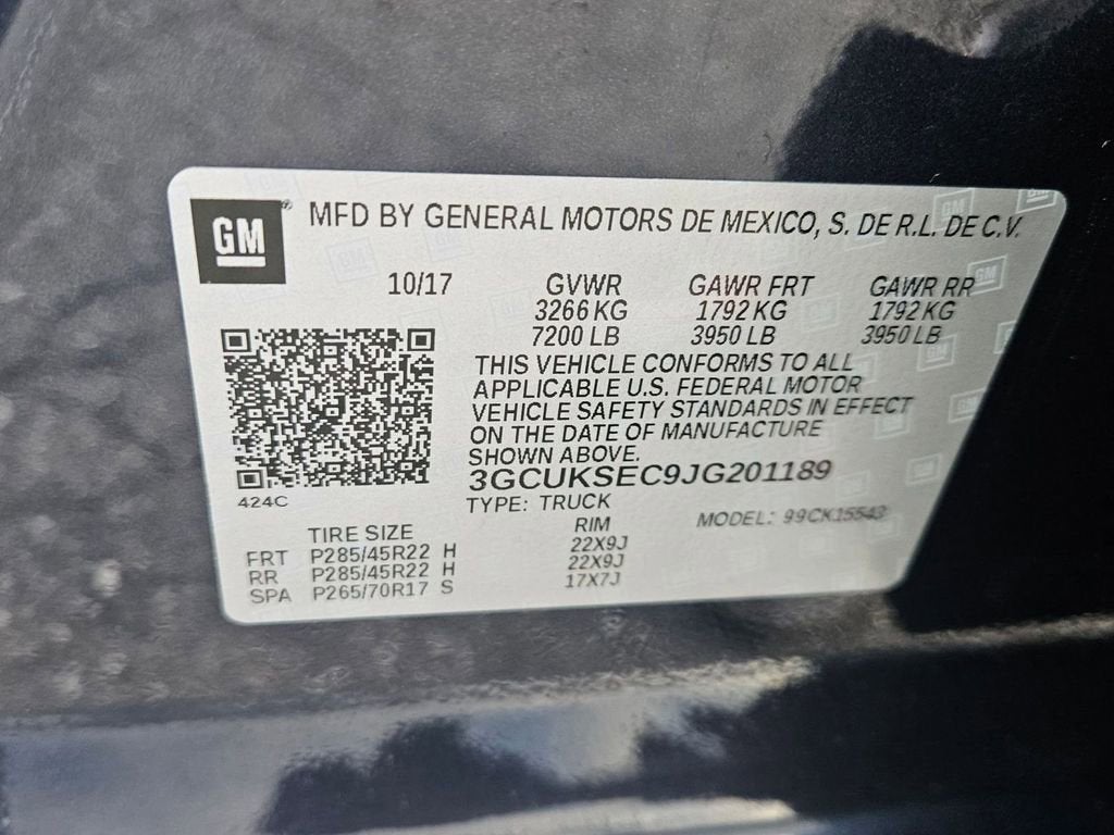 2018 Chevrolet Silverado 1500 LTZ