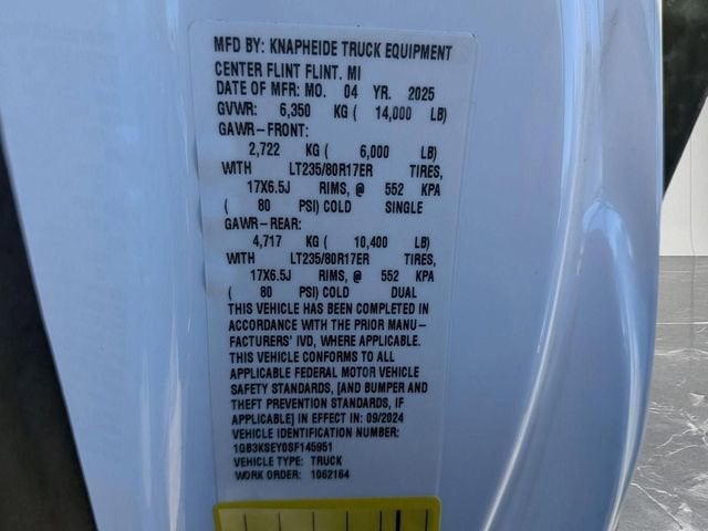 2025 Chevrolet Silverado 3500 HD Chassis Cab Work Truck