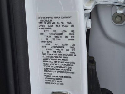2025 Chevrolet Silverado 3500 HD Chassis Cab Work Truck