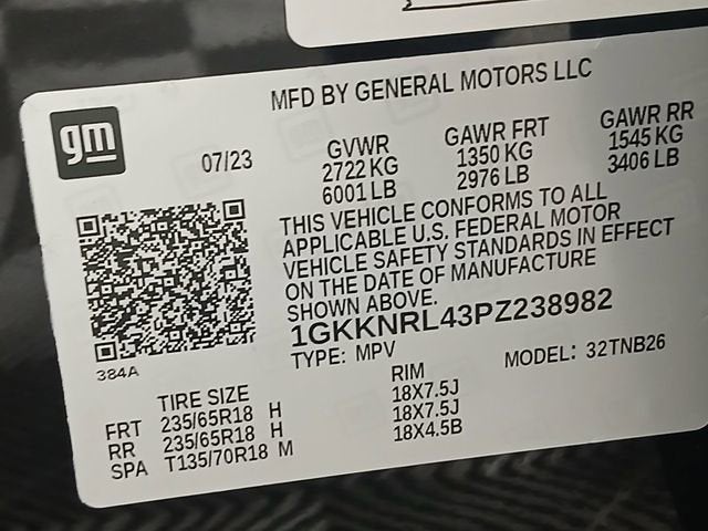 2023 GMC Acadia SLE