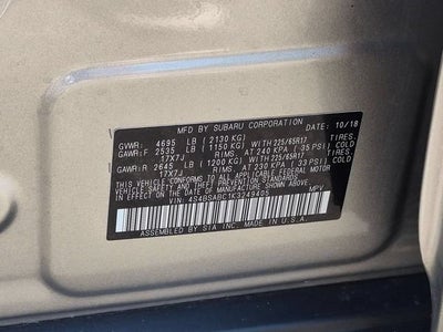 2019 Subaru Outback 2.5i