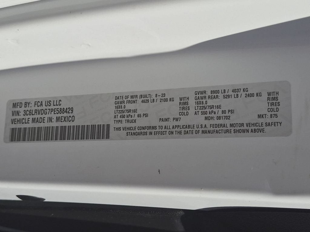 2023 RAM ProMaster Cargo Van 2500 HIGH ROOF 15