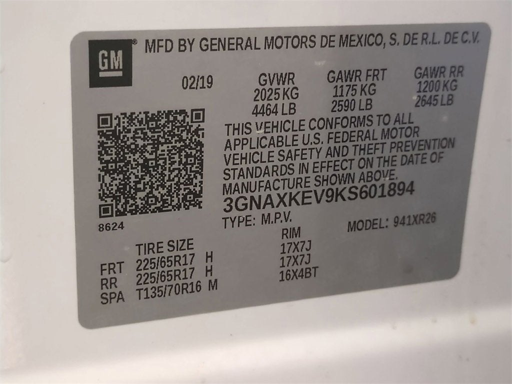 2019 Chevrolet Equinox LT