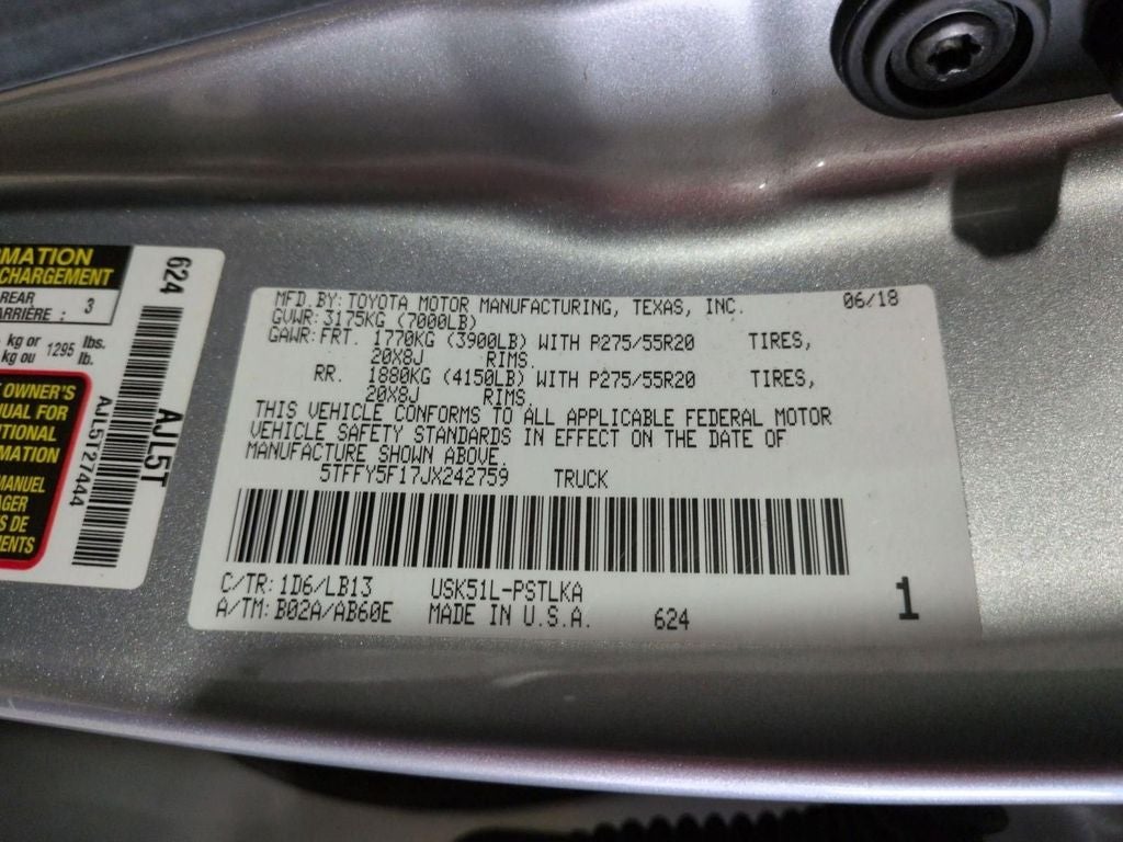 2018 Toyota Tundra 1794