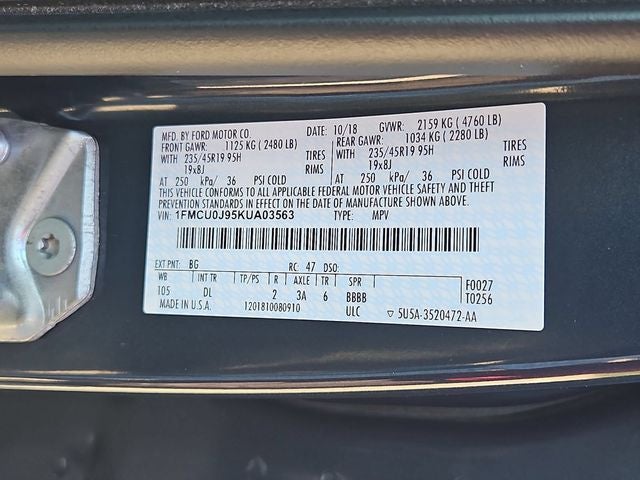 2019 Ford Escape Titanium