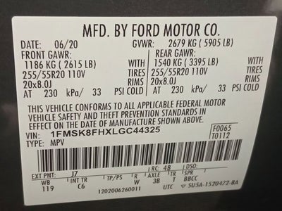 2020 Ford Explorer Limited
