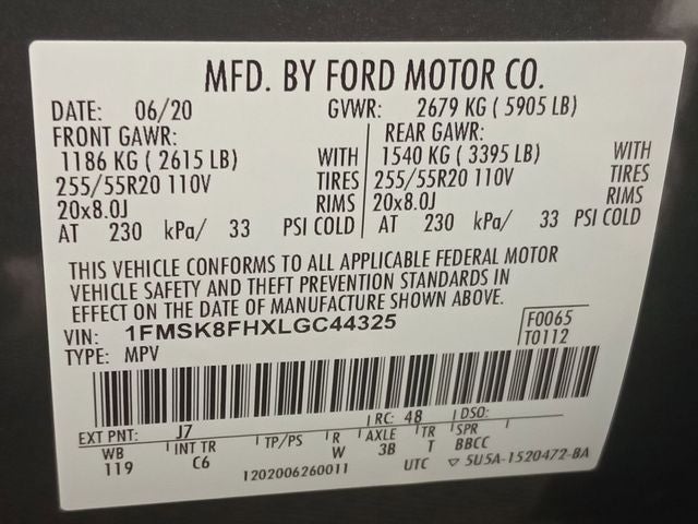 2020 Ford Explorer Limited