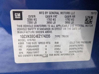 2014 Chevrolet Silverado 1500 LTZ 2LZ