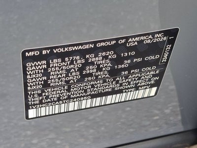 2026 Volkswagen Atlas Cross Sport 2.0T SE w/Technology