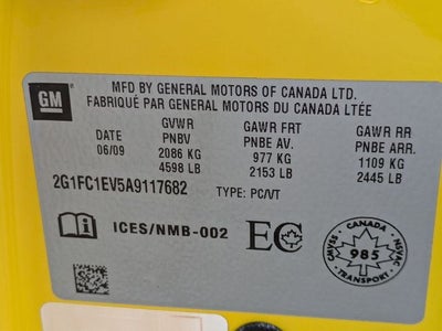2010 Chevrolet Camaro 2LT TRANSFORMERS EDITION