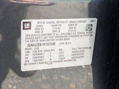 2017 Chevrolet Equinox LT