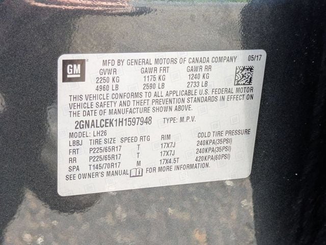 2017 Chevrolet Equinox LT