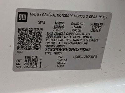 2024 Chevrolet Silverado 1500 LT