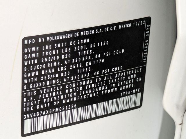 2020 Volkswagen Tiguan 2.0T SE 4Motion