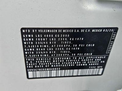 2025 Volkswagen Taos 1.5T SE Black