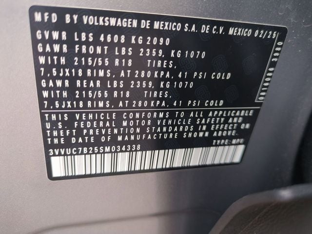 2025 Volkswagen Taos 1.5T SE
