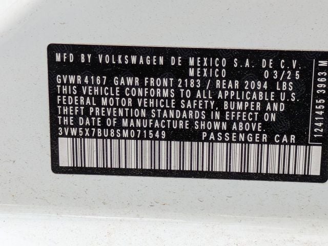 2025 Volkswagen Jetta 1.5T S