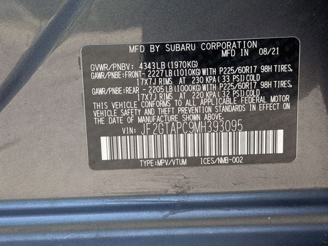 2021 Subaru Crosstrek Premium