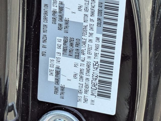2016 Mazda Mazda Miata Sport